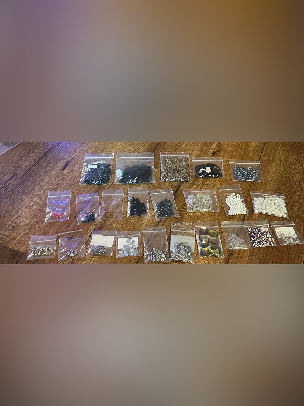 Mixed Bead and Jewelry Supply Lot - Multi Color